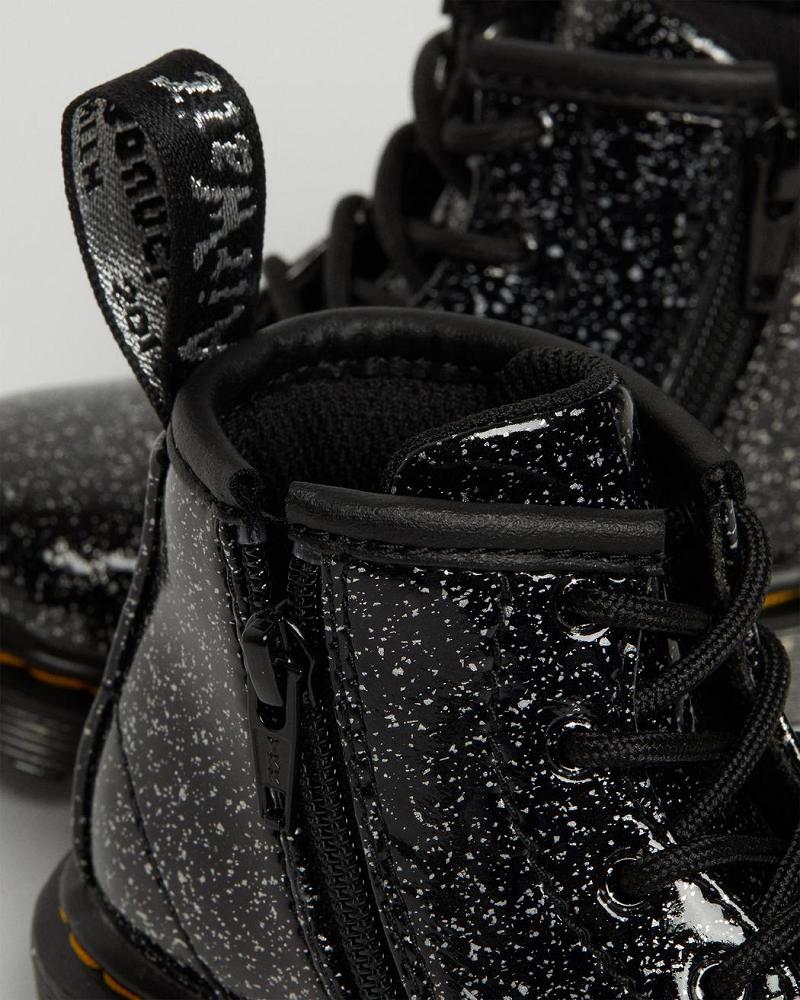 Dr Martens Infant 1460 Glitter Ankle Fritidsstøvler Barn Svarte | Norge 163YXF